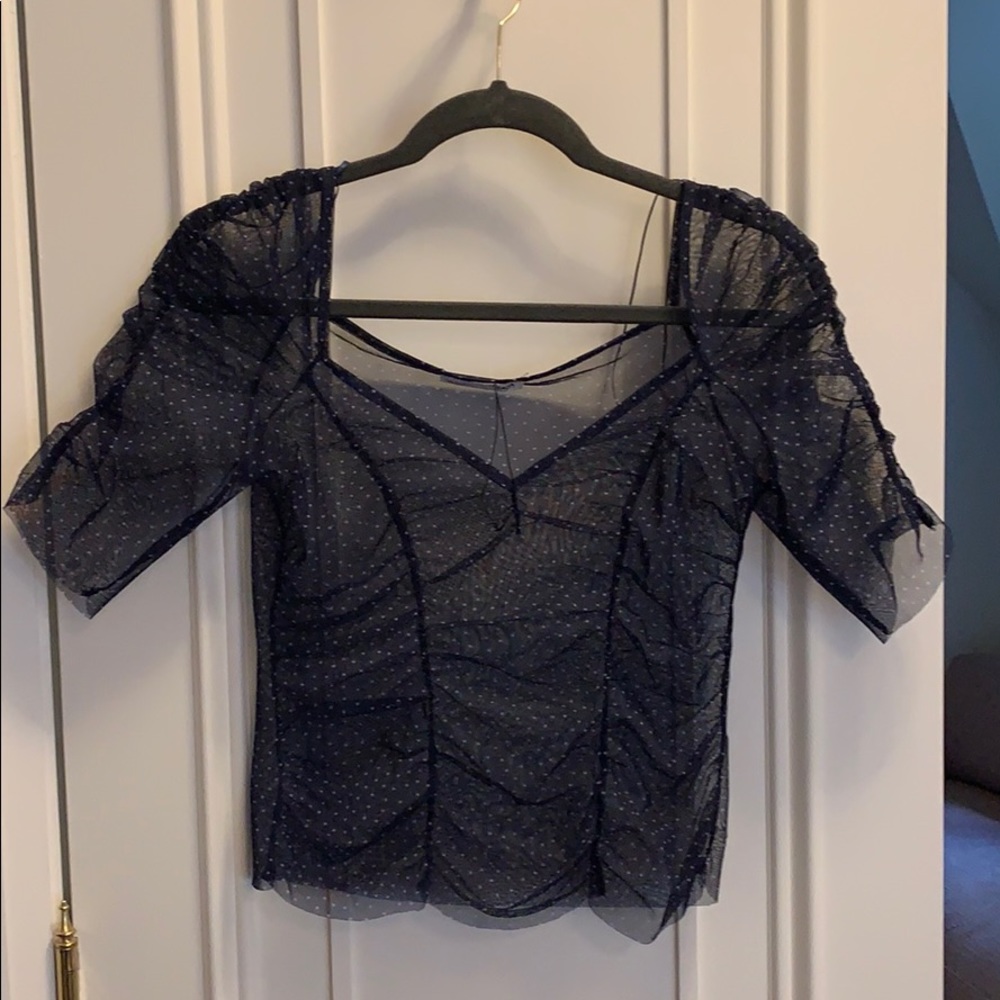 Sexy sheer Zara top